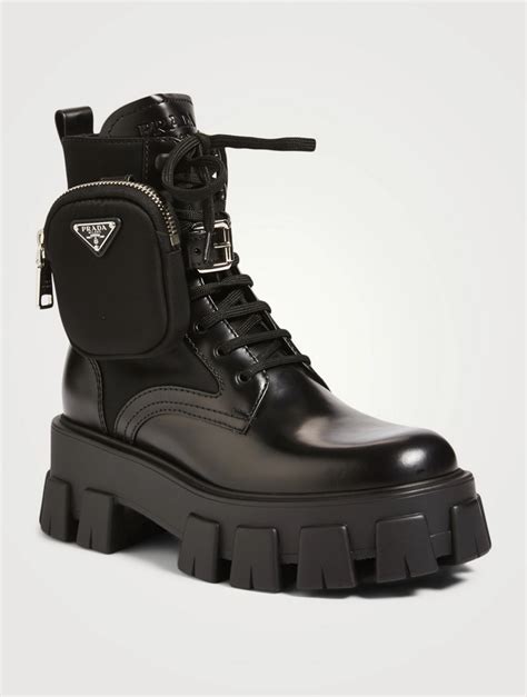 Prada platform boots